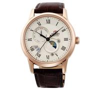 Reloj Mecánico Clásico Orient RA-AK0007S30B, Reloj Con Correa De Cuero