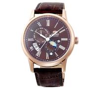 Reloj Mecánico Clásico Orient RA-AK0009T30B, Reloj Con Correa De Cuero
