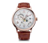 Reloj Mecánico Clásico Orient RA-AK0801S30B, Reloj Con Correa De Cuero