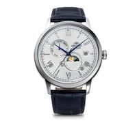 Reloj Mecánico Clásico Orient RA-AK0802S30B, Reloj Con Correa De Cuero