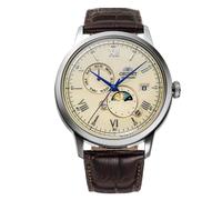 Reloj Mecánico Clásico Orient RA-AK0803Y30B, Reloj Con Correa De Cuero