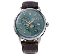 Reloj Mecánico Clásico Orient RA-AK0805E30B, Reloj Con Correa De Cuero