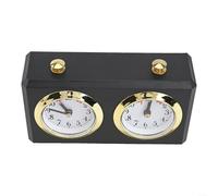 Reloj mecánico de ajedrez para juego competitivo con botones de sincronización independientes izquierdo y derecho y funcionalidad de bobinado manual