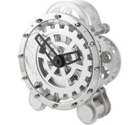 Reloj mecánico de escritorio, movimiento de cuarzo sin tictac, diseño de engranaje de mesa para decoración de sala de estar y escritorio