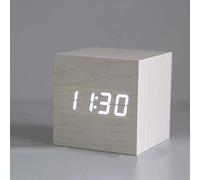 Reloj Mesa El estilo de reloj de alarma digital simple adecuado for el tiempo de viaje y el tiempo de trabajo del dormitorio se puede configurar fácilmente en el modo de fin de semana Reloj Sobremesa