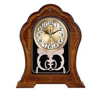 Reloj Mesa/Reloj Sobremesa Imitación madera gran escritorio digital reloj reloj reloj dormitorio silencioso escritorio reloj ornamentos sala de estar decoración pequeña mesa reloj puede columpiarse Re