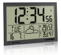 Reloj meteorológico de Pared BRESSER MyTime Jumbo LCD Antracita