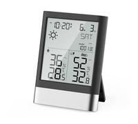 Reloj Meteorológico Multifuncional, Temperatura E Higrómetro Con Máquina For Exteriores Dedicada