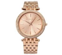 Michael Kors Reloj Darci para Mujer, Movimiento de cuarzo de tres agujas en tono oro rosa con correa de acero inoxidable, 39 mm, Tono oro rosa