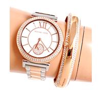 Reloj Michael Kors Para Mujer Armbanduh MK4616 Abbey Bicolor Nuevo