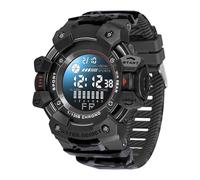Reloj militar digital para hombre, reloj de pulsera digital, reloj militar, táctico, cronómetro, cronómetro, cronómetro, cronógrafo, despertador, vibración, 5 ATM, resistente al agua, para niños,