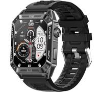 Reloj Militar Inteligente para Hombres 1.91'' Pantalla Grande Hacer Contestar Llamada 100+ Modos Deportivos Fitness Tracker con Monitor de Ritmo Cardíaco Monitor de Sueño Smartwatch iPhone Android