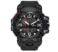 Reloj Militar para Hombre Deporte Relojes Analógico y Digital LED Electrónico Grande Relojes Resistente al Agua 50M