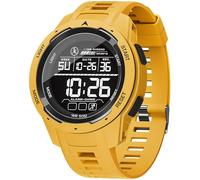 Reloj militar para hombre, reloj digital digital para deportista, LED, táctico, para exteriores, resistente al agua 5 ATM, 12/24 h, relojes de pulsera grandes, reloj despertador para hombre