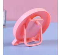 Reloj Modelo Juguete Pantalla Clara Ayuda de Aprendizaje para Estudiantes Enlace de 3 Punteros de 24 Horas (Pink)