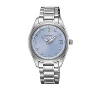 Seiko SUR581P1 - Reloj analógico de Cuarzo para Mujer con Correa de Acero Inoxidable, Plata