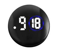 Reloj Para Automóvil - Reloj Digital LED Con Pantalla Sensible Al Agua, Interior De Analógico Resistente Al Agua, Pantalla LCD Digital | Mini Analógico Con Luz Nocturna Luminosa Para Salpi