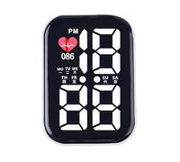 Reloj para Coche | Reloj LED Impermeable - Cronómetro Digital Pequeño | para Salpicadero Bicicleta Camión SUV Vehículo