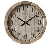 Reloj para colgar de madera estilo rústico, Home Deco, Enesco