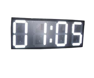 Reloj para Gimnasio Tamaño grande Color blanco Control remoto 16 pulgadas 4digits 12h / 24h Tiempo real Hh: mm pared mozo DIRIGIÓ Reloj (HST4-16W)