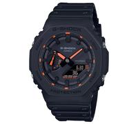 Reloj Para Hombre Casio G-Shock Classic AnaDigi Negro/Naranja GA-2100-1A4ER