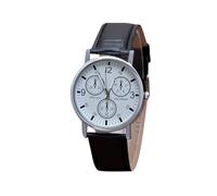 Reloj para hombre, minimalista, analógico, de cuarzo, resistente al agua, ultrafino, de piel, regalo para el día del padre, Nº 13, talla única