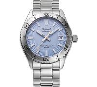 Orient Mako 75th Anniversary RA-AC0Q12L30B - Reloj automático de edición limitada con esfera azul y correa de acero para hombre