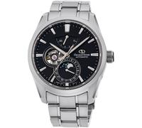 Reloj para hombre Orient Star Open Heart esfera negra acero RE-AY0001B00B RRP...