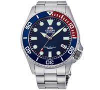 Reloj para hombre Orient Triton automático esfera azul correa de acero RA-AC0...