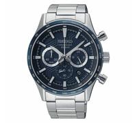 Reloj para hombre Seiko Sports cronógrafo esfera azul correa de acero...