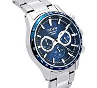 Seiko Reloj Analógico para Hombres de Cuarzo con Correa en Acero Inoxidable SSB445P1