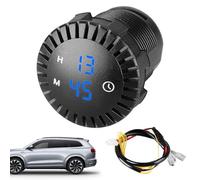 Reloj para Motocicleta - Pantalla LED resistente al agua 12 voltios 24 voltios,Auto Interior Touch Digital Clock | for Drivers Men Women Commuting City Riding Short Trips Urban Road