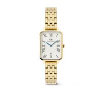 Reloj para mujer Daniel Wellington Quadro Roman Numerals Date 5-link 20x26 mm
