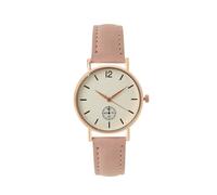Reloj para mujer decorativo de cuarzo con correa de cuero y versátil para mujer B, B, 3.3x0.7CM