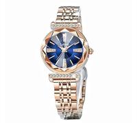 Reloj para mujer, pulsera de acero inoxidable, reloj de moda para mujer, analógico, cuarzo, vestido de lujo, diamante, impermeable, casual, reloj de pulsera para mujer, S0.6x4.5, Pulsera