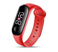 Reloj para niños, pulsera simple para niños, pulsera de amor LED para niños, reloj digital para niños, reloj de estudiantes a prueba de agua multicolor