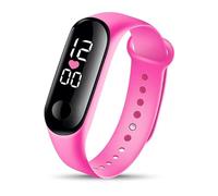 Reloj para niños, pulsera simple para niños, pulsera de amor LED para niños, reloj digital para niños, reloj de estudiantes a prueba de agua multicolor