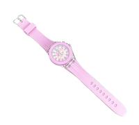 Reloj para niños - Silicona Metal 22,7 x 7,4 cm | Reloj luminoso para enseñar la hora correa de silicona | Reloj de pulsera fácil de leer | Accesorio educativo para la escuela y C, rosa, riferimento