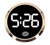 Reloj para salpicadero de coche con pantalla luminosa y botón táctil, diseñado para adaptarse a coches, motocicletas y vehículos eléctricos, para montaje (B)