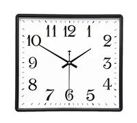 Reloj Pared Reloj de pared grande y sencillo cuadrado, reloj silencioso for el hogar, reloj de pared artístico creativo con personalidad, reloj de cuarzo for sala de estar/dormitorio/reloj de estudio