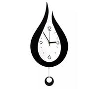 Reloj Pared,Reloj de Péndulo de Gota de Agua Creativo Moderno, Reloj de Pared Digital de Péndulo Silencioso, para Decoración de Pared de Dormitorio, Sala de Estar, Cocina Y Oficina(54CM)