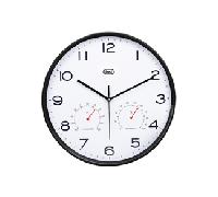 RELOJ PARED TREVI OM 3510 T 30CM WALL CLOCK+TERM.+HYGROM. BLACK 0M351000
