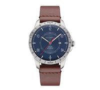 Reloj Paul Hewitt Tide Runner - PHW510012 Resistencia al agua 10 ATM Correa de piel marrón Caja de acero y esfera azul