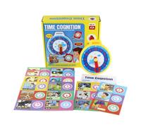 Reloj Que la Hora - Material Libre de peligros para Ellos, fomenta el reconocimiento de dígitos, la motricidad, la resolución de Problemas, Juego de Cartas, Herramienta de Juego educativa