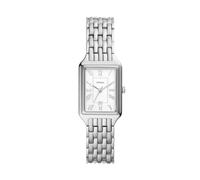 Reloj Raquel de acero inoxidable con tres agujas y fecha