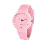 Reloj Redondo de analógico con Correa de Silicona Casual para Mujer Encanto Mujeres Destornillador (Yellow, One Size)