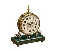 Reloj Retro - Decoración de Escritorio Decoración Reloj - Sala de Estar de Gama Alta Mute Table Clock - American Creative Desktop Clock