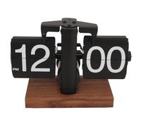 Reloj Retro Mecánico con Volteo Automático Color Negro Diseño Vintage para Hogar Oficina Hotel y Restaurante