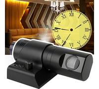 Reloj romano de proyección LED, reloj analógico con control remoto, rotación de 180°, número Arabia y puntero Roma