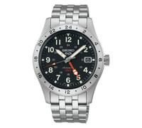 Seiko 5 Sports SSK023K1 Reloj Automático GMT Pulsera Acero Esfera Negro